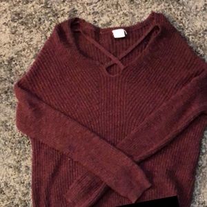 Maroon Sweater